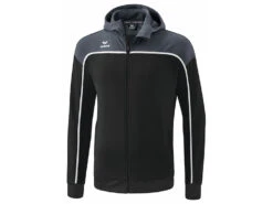 Erima Tennisjacke Change Mit Kapuze Aus Recyceltem Polyester 17 Erima Tennisjacke Change Mit Kapuze Aus Recyceltem Polyester -Optimal Sportserien Geschäft Erima Change Trainingsjacke mit Kapuze schwarz grau