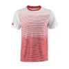 Wilson Team Striped Crew Tee 2 Wilson Team Striped Crew Tee -Optimal Sportserien Geschäft WilsonRed White 01