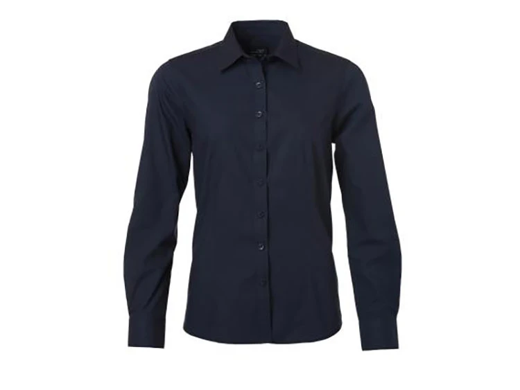 Damenbluse Poplin Langarm Inklusive Stickerei 6 Damenbluse Poplin Langarm Inklusive Stickerei – Bild 4