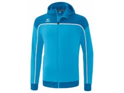 Erima Change Trainingsjacke Mit Kapuze Aus Recyceltem Polyester -Optimal Sportserien Geschäft Erima Change Trainingsjacke mit Kapuze hellblau