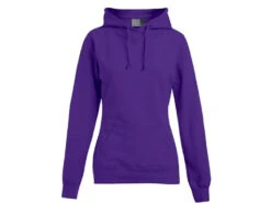 Hoody Basic Inklusive Direktflock In 14 Versch. Farben -Optimal Sportserien Geschäft Hoody Promodoro lila 1