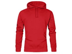 Hoody Basic Inklusive Siebdruck In 12 Verschiedenen Farben -Optimal Sportserien Geschäft Hoody Promodoro rot