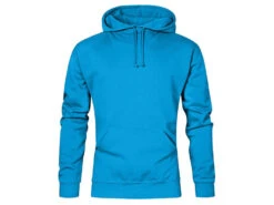 Hoody Basic Inklusive Direktflock In 14 Versch. Farben -Optimal Sportserien Geschäft Hoody Promodoro turqouise 1