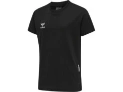 Hummel Move Grid Cotton T-Shirt Für Damen, Herren Kinder In Fünf Verschiedenen Farben -Optimal Sportserien Geschäft Hummel Move Grid Cotton T Shirt schwarz