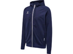 Hummel Move Grid Cotton Zip Hoodie In Fünf Tollen Farben 9 Hummel Move Grid Cotton Zip Hoodie In Fünf Tollen Farben -Optimal Sportserien Geschäft Hummel Move Grid Cotton Zip Hoodie blau