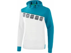 Erima Kapuzenpulli 5-C In Einer Von Sechs Lieblingsfarben -Optimal Sportserien Geschäft Kapuzenpulli oriantal blue