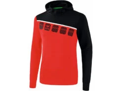 Erima Kapuzenpulli 5-C In Einer Von Sechs Lieblingsfarben -Optimal Sportserien Geschäft Kapuzenpulli rot