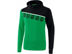 Erima Kapuzenpulli 5-C In Einer Von Sechs Lieblingsfarben -Optimal Sportserien Geschäft Kapuzenpulli smaragd