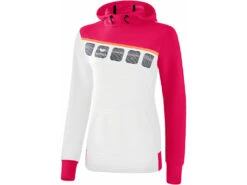 Erima Kapuzenpulli 5-C In Einer Von Sechs Lieblingsfarben -Optimal Sportserien Geschäft Kapuzenpulli weiss love rose