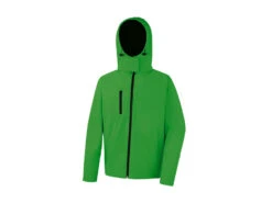 Performance Softshell Jacke Mit Kapuze -Optimal Sportserien Geschäft Softshelljacke gruen