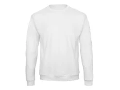Sweat-Shirt Basic Inklusive Siebdruck -Optimal Sportserien Geschäft Sweat Shirt Basic weiss