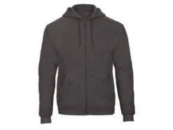 Sweatjacke Kapuze Inklusive Direktflock -Optimal Sportserien Geschäft Sweatjacke Kapuze anthazit