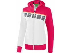 Erima Damen Trainingsjacke Mit Kapuze 5-C In Zwölf Schönen Farben