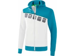 Erima Trainingsjacke Mit Kapuze 5-C Für Damen U. Herren In 10 Lieblingsfarben -Optimal Sportserien Geschäft erima Jacke Kapuze oriantalblue
