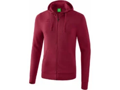 Erima Basic KAPUZENSWEATJACKE In Acht Verschiedenen Farben -Optimal Sportserien Geschäft erima kapuzensweat bordeaux