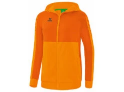 Erima Six Wings Trainingsjacke Mit Kapuze In 12 Tollen Farben -Optimal Sportserien Geschäft erima six wings jacke mit kapuze new orange orange