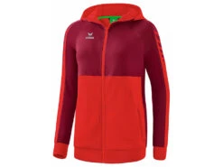 Erima Six Wings Trainingsjacke Mit Kapuze In 12 Tollen Farben -Optimal Sportserien Geschäft erima six wings jacke mit kapuze red boreaux
