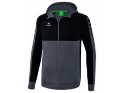 Erima Six Wings Trainingsjacke Mit Kapuze In 12 Tollen Farben -Optimal Sportserien Geschäft erima six wings jacke mit kapuze slategrey black