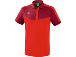 Erima Squad Poloshirt In 11 Versch. Farbenkombinationen Für Damen Und Herren -Optimal Sportserien Geschäft erima squad poloshirt dunkelrot rot