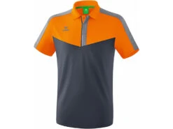 Erima Squad Poloshirt In 11 Versch. Farbenkombinationen Für Damen Und Herren -Optimal Sportserien Geschäft erima squad poloshirt orange grau