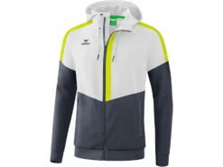 Erima Squad Tracktop Jacke Mit Kapuze In Elf Toller Vereinsfarben 15 Erima Squad Tracktop Jacke Mit Kapuze In Elf Toller Vereinsfarben -Optimal Sportserien Geschäft erima squad tracktop jacke mit kapuze weiss grau