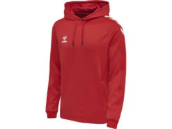 Hummel Core XK Poly Sweat Hoodie In 10 Farben Für Damen Und Herren -Optimal Sportserien Geschäft hummel core xk poly sweat hoodie true red