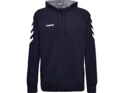 Hummel Basic Sweatjacke Mit Kapuzein 8 Farben Für Damen Und Herren -Optimal Sportserien Geschäft hummel go sweatjacke dunkelgrau