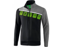 Erima Präsentationsjacke 5-C In 10 Vereinsfarben -Optimal Sportserien Geschäft praesentationsjacke grau schwarz