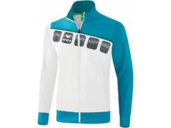 Erima Präsentationsjacke 5-C In 10 Vereinsfarben -Optimal Sportserien Geschäft praesentationsjacke weiss oriblue