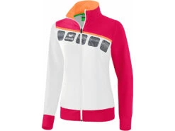 Erima Präsentationsjacke 5-C In 10 Vereinsfarben -Optimal Sportserien Geschäft praesentationsjacke weiss rose