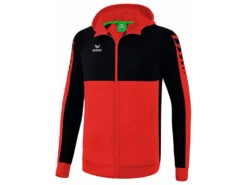 Erima Six Wings Trainingsjacke Mit Kapuze In 12 Tollen Farben -Optimal Sportserien Geschäft sport goslar erima six wings trainingsjacke mit kapuze rot schwarz
